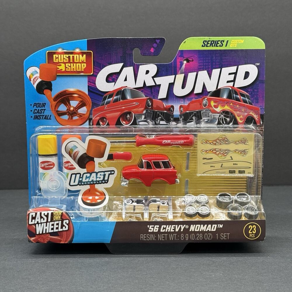 Car Tuned Custom Shop Series 1 Castworks Custom Model Kit '56 Chevy Nomad